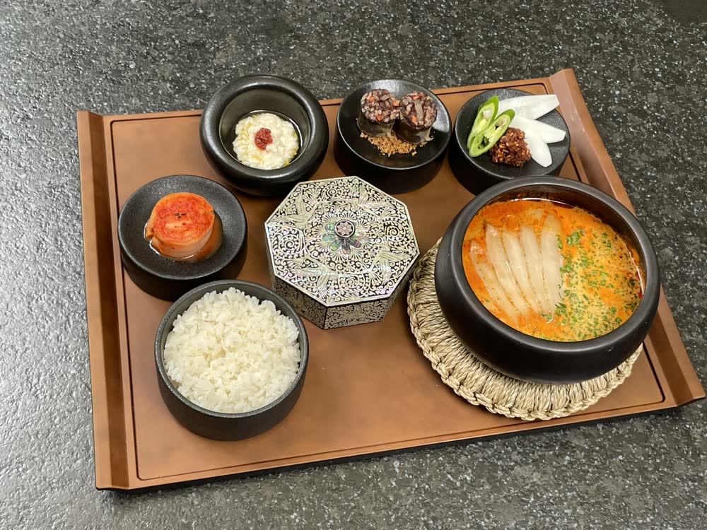 5첩 반상 한 상 전체
